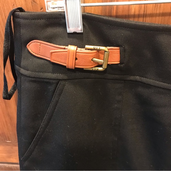 Lauren Ralph Lauren Black Mid-length Skirt - Size 10 - Picture 2 of 6